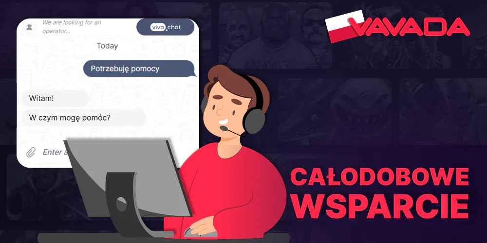 Wsparcie techniczne dla polskich graczy w kasynie Vavada