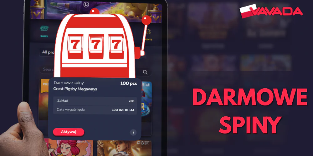 Darmowe spiny są dostępne dla polskich graczy w Vavada Casino
