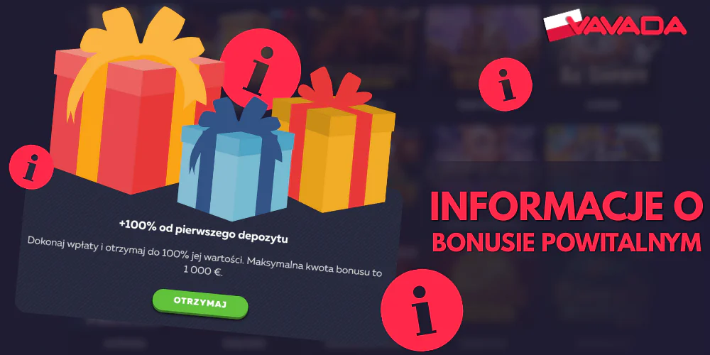 Szczegółowe informacje o bonusie powitalnym od Vavada